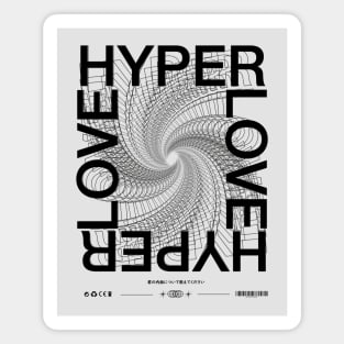 Hyper Love Streetwear Design Magnet